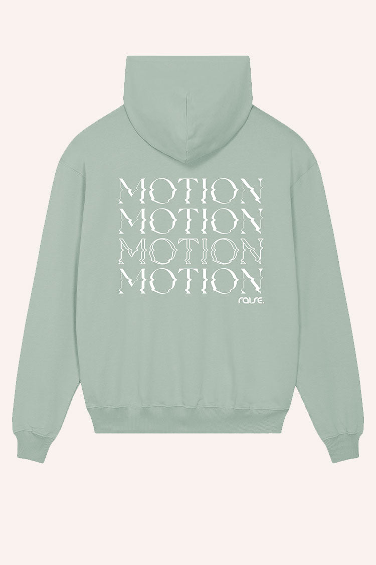 Mint Oversize Hoodie mit Statement Print von raise Sportswear