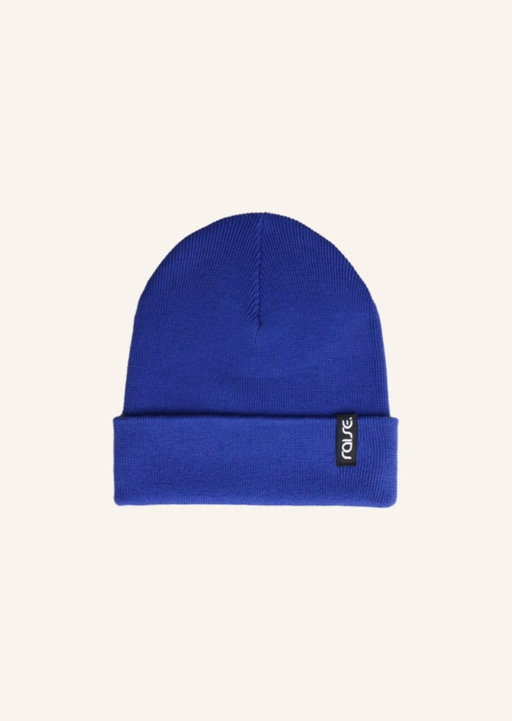 Blaue Beanie Strickmütze von raise Sportswear