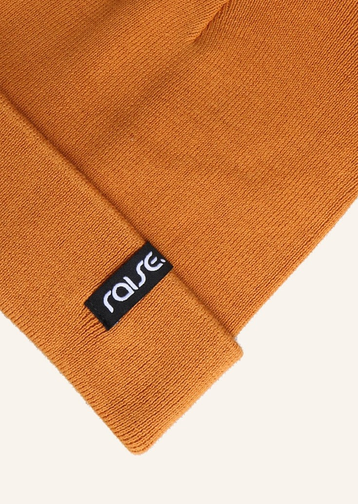 Orange Beanie Strickmütze von raise Sportswear