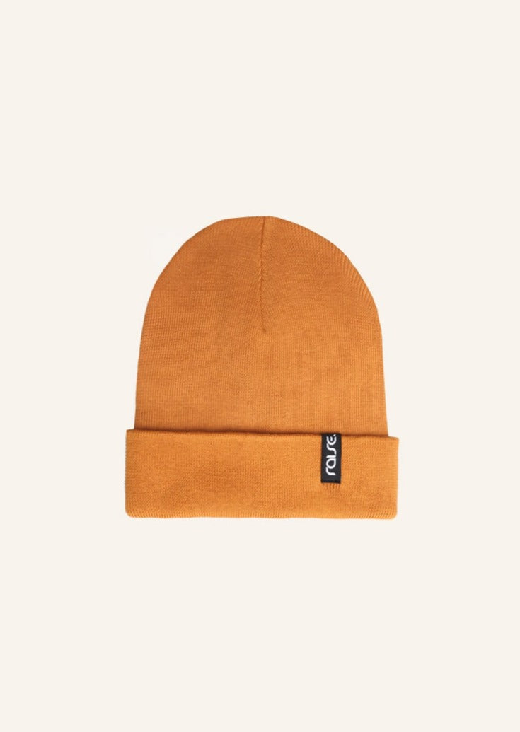 Orange Beanie Strickmütze von raise Sportswear