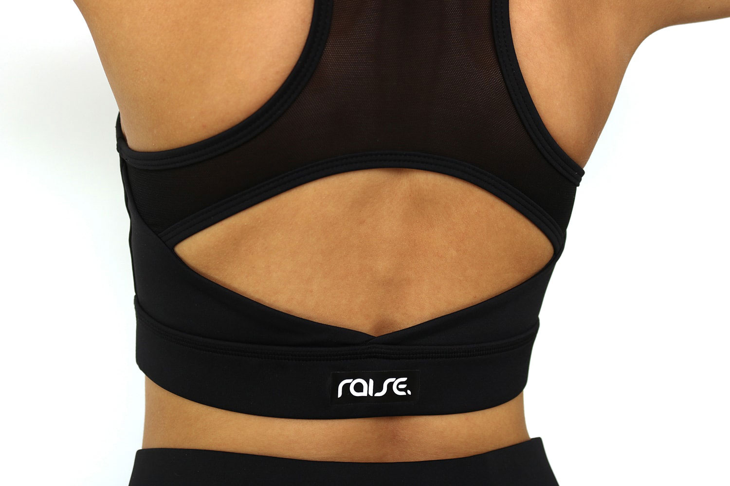 Schwarzer Sport BH von raise Sportswear