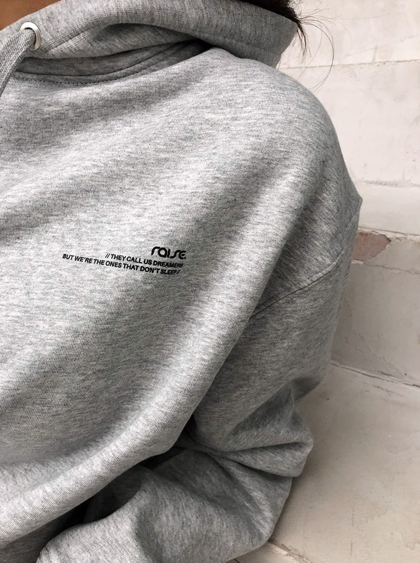 Grauer Oversize Hoodie von raise Sportswear