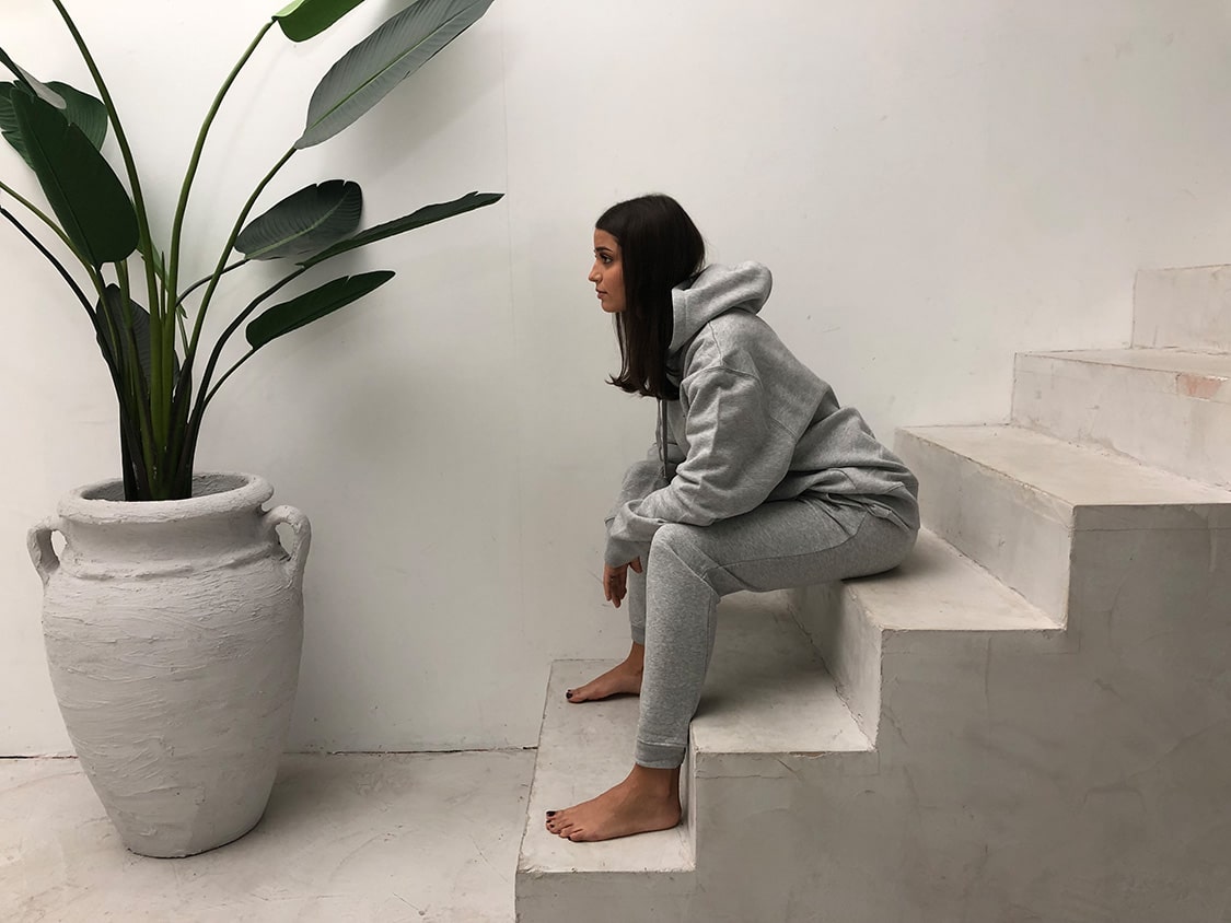 Grauer Oversize Hoodie von raise Sportswear