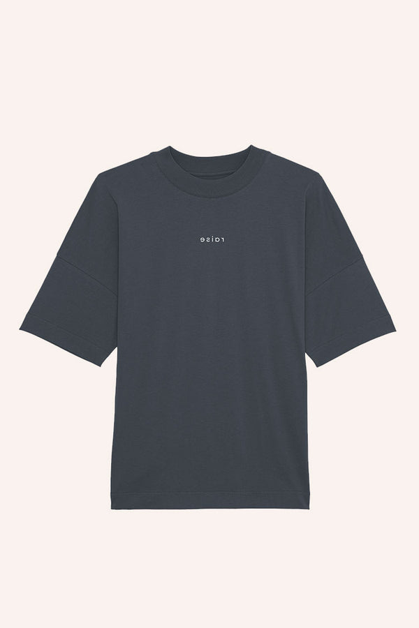 Dunkel graues Oversize T-Shirt von raise Sportswear