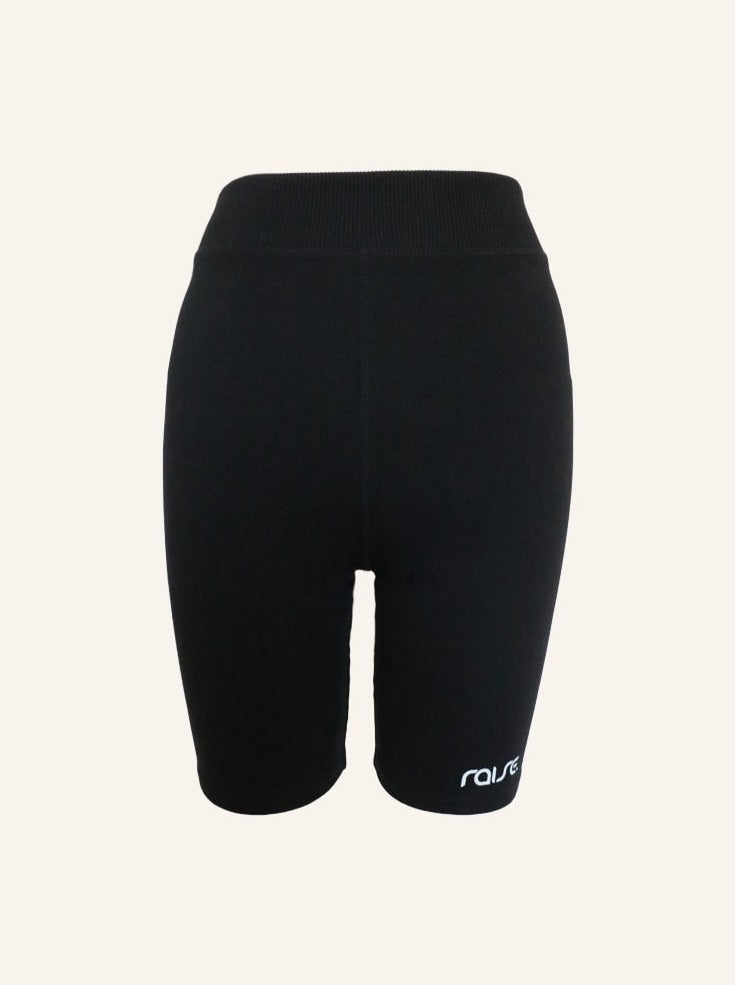 Black biker shorts in store online