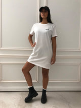 Weißes T-Shirt Kleid von raise Sportswear