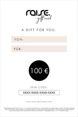 Geschenkgutschein 100€ raise Sportswear